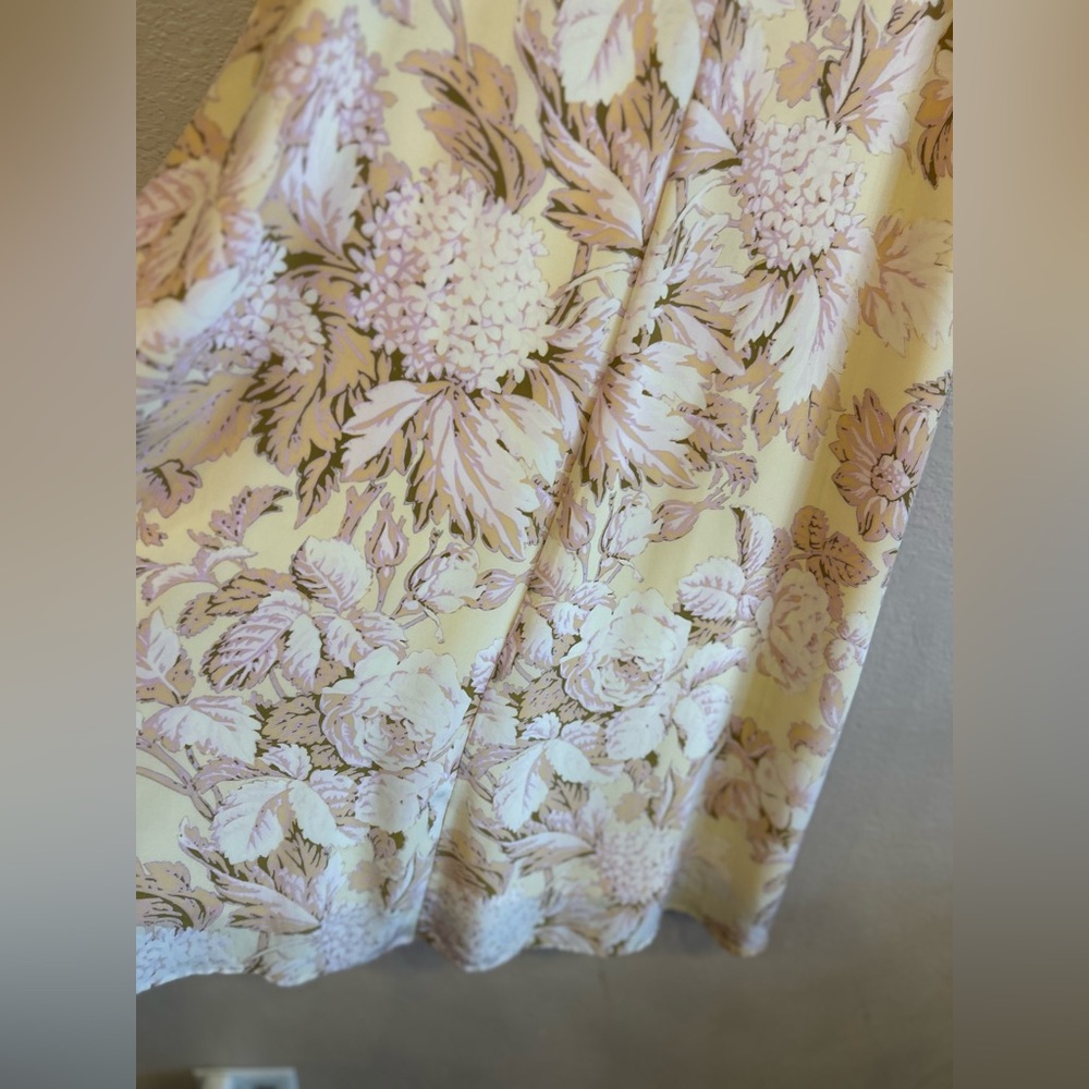 NWT Stine Goya Floral Gianna Dress Peach Pink SILK Size XL - Picture 5 of 9